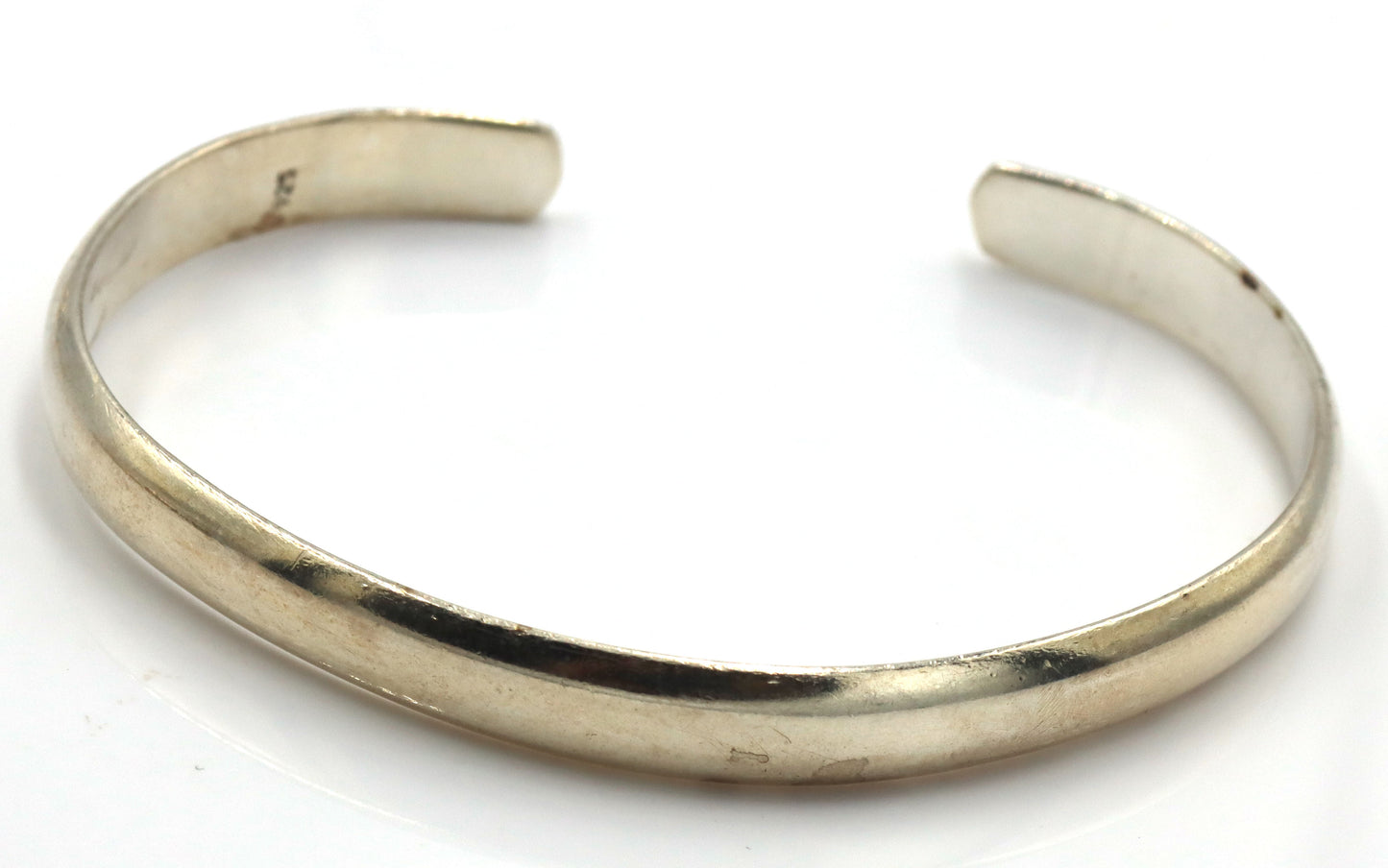 Group lot of 4 Vintage 925 sterling silver cuff bangles