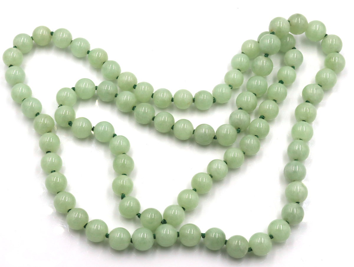 Green Jade beaded necklace