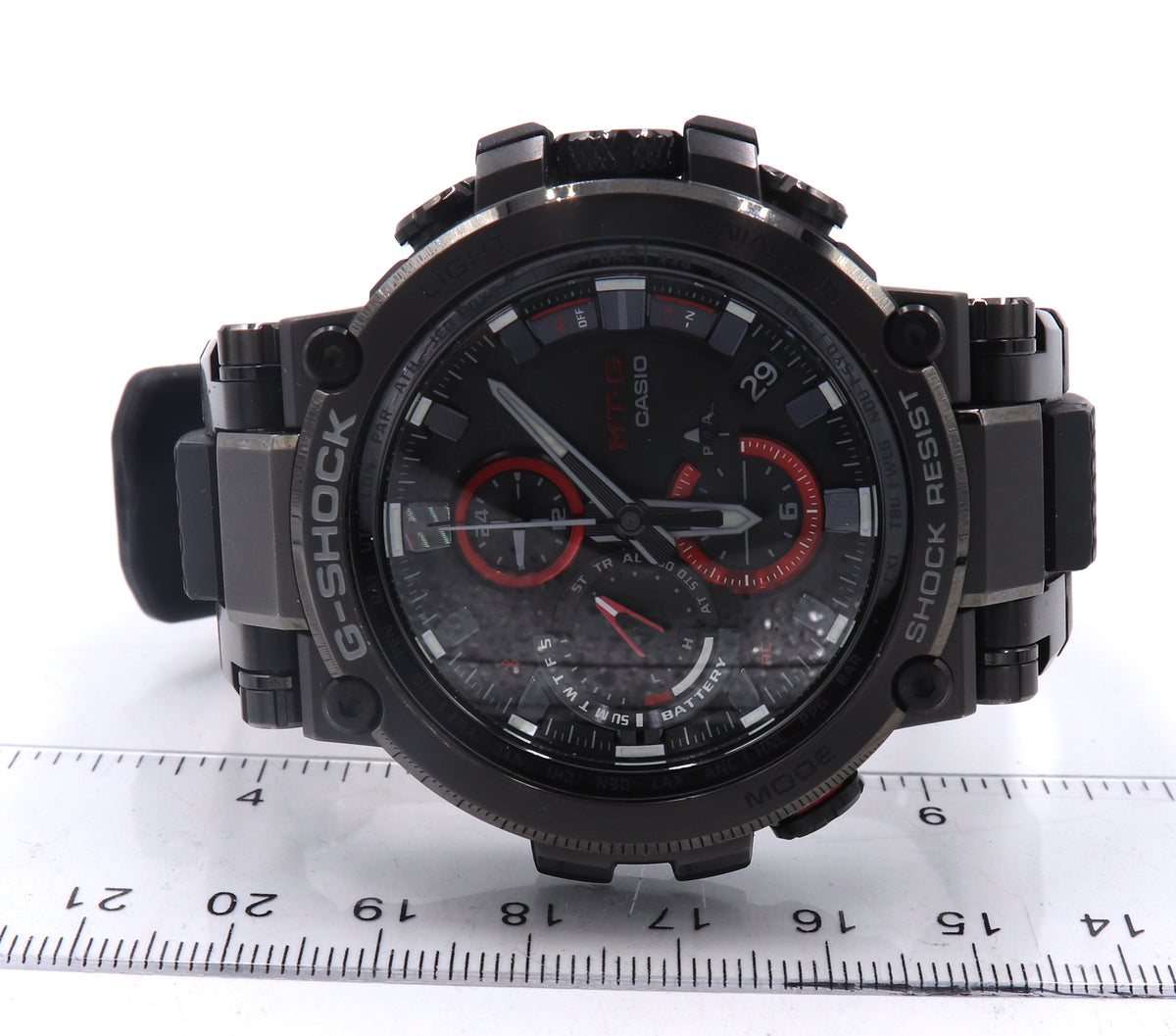 Casio G Shock MT-G Bluetooth Rubber Band Watch