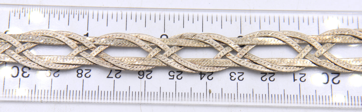 Group Lot of 4 Vintage 925 Sterling Silver Bracelets
