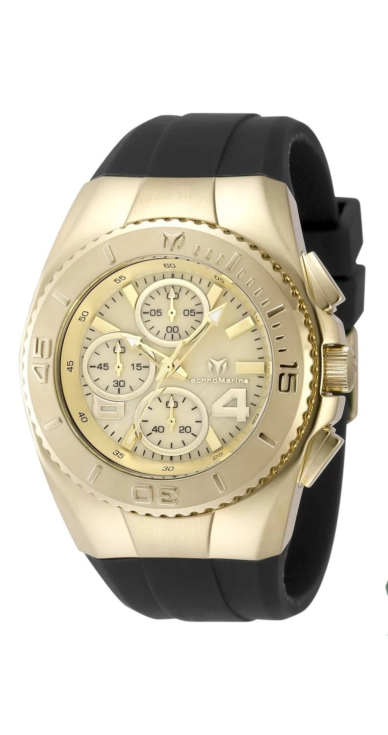 Technomarine Men's Cruise Quartz Chronograph Gold Dial Watch