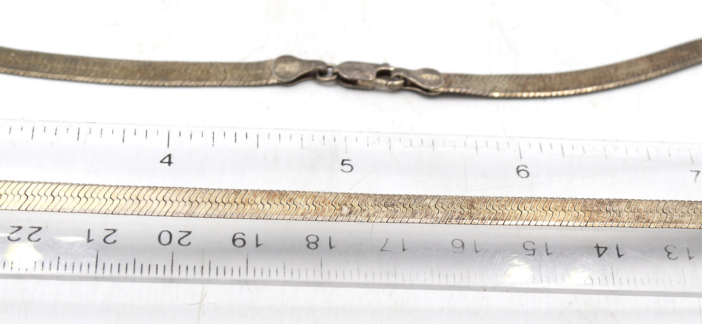 Group lot of 4 Vintage 925 sterling silver necklaces