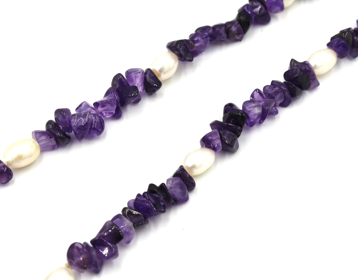 Lot of 4 Amethyst necklaces