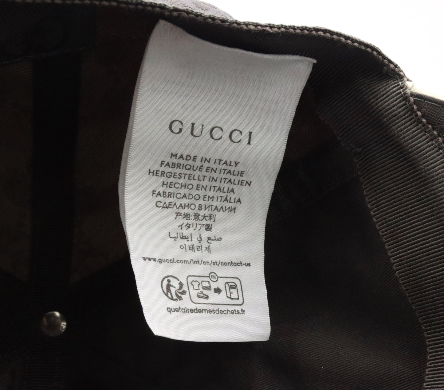 Gucci GG monogram Nylon baseball cap