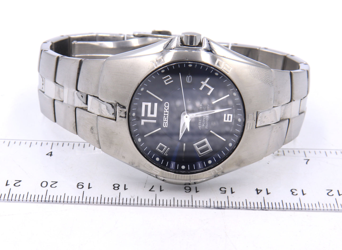 Seiko Arctura Kinetic Blue Dial 40mm Watch