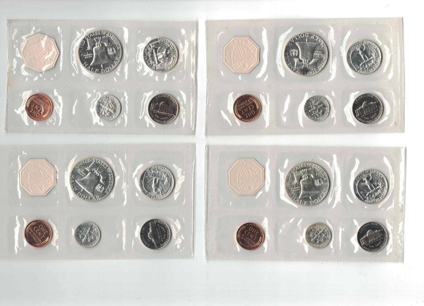 1956 Set of 4 Proof set in original envelope