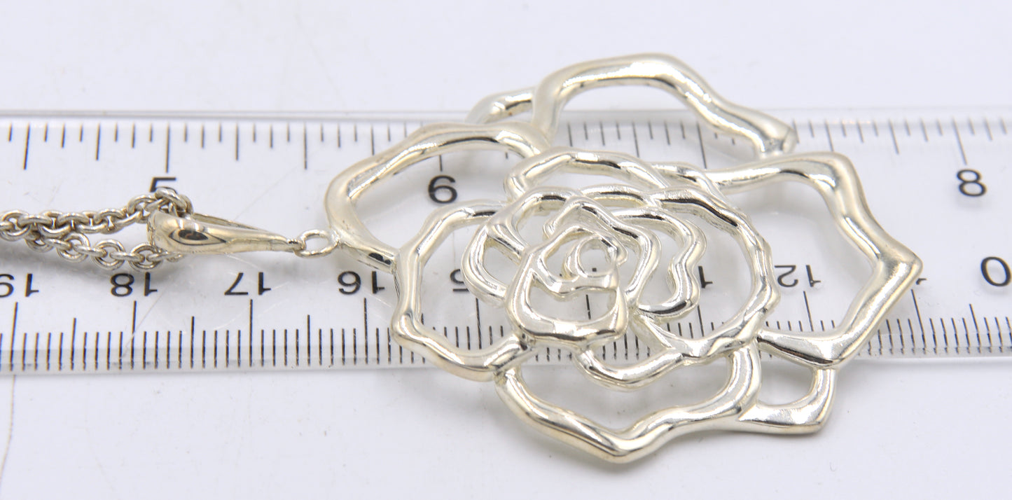 Group Lot of 3 Necklaces in Vintage 925 Sterling Silver