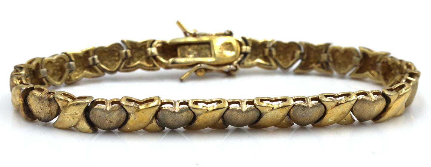 Group lot of 4 vintage 925 sterling silver bracelets