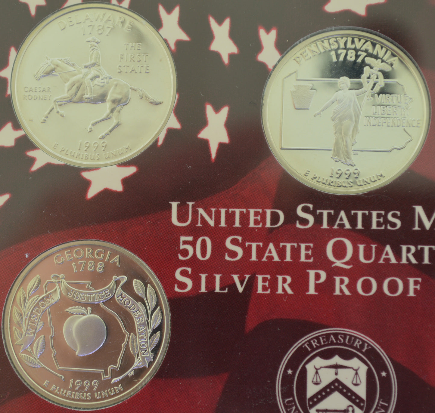 1999 9-Piece Silver US Proof Set