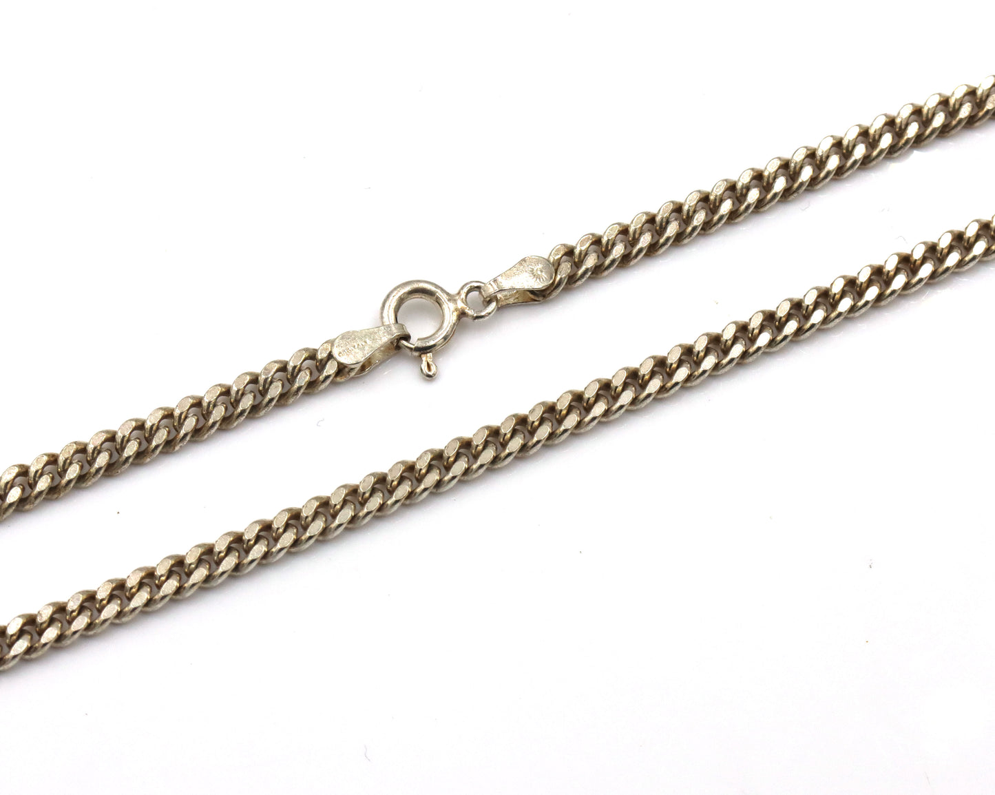 Group lot of 2 vintage 925 sterling silver chains