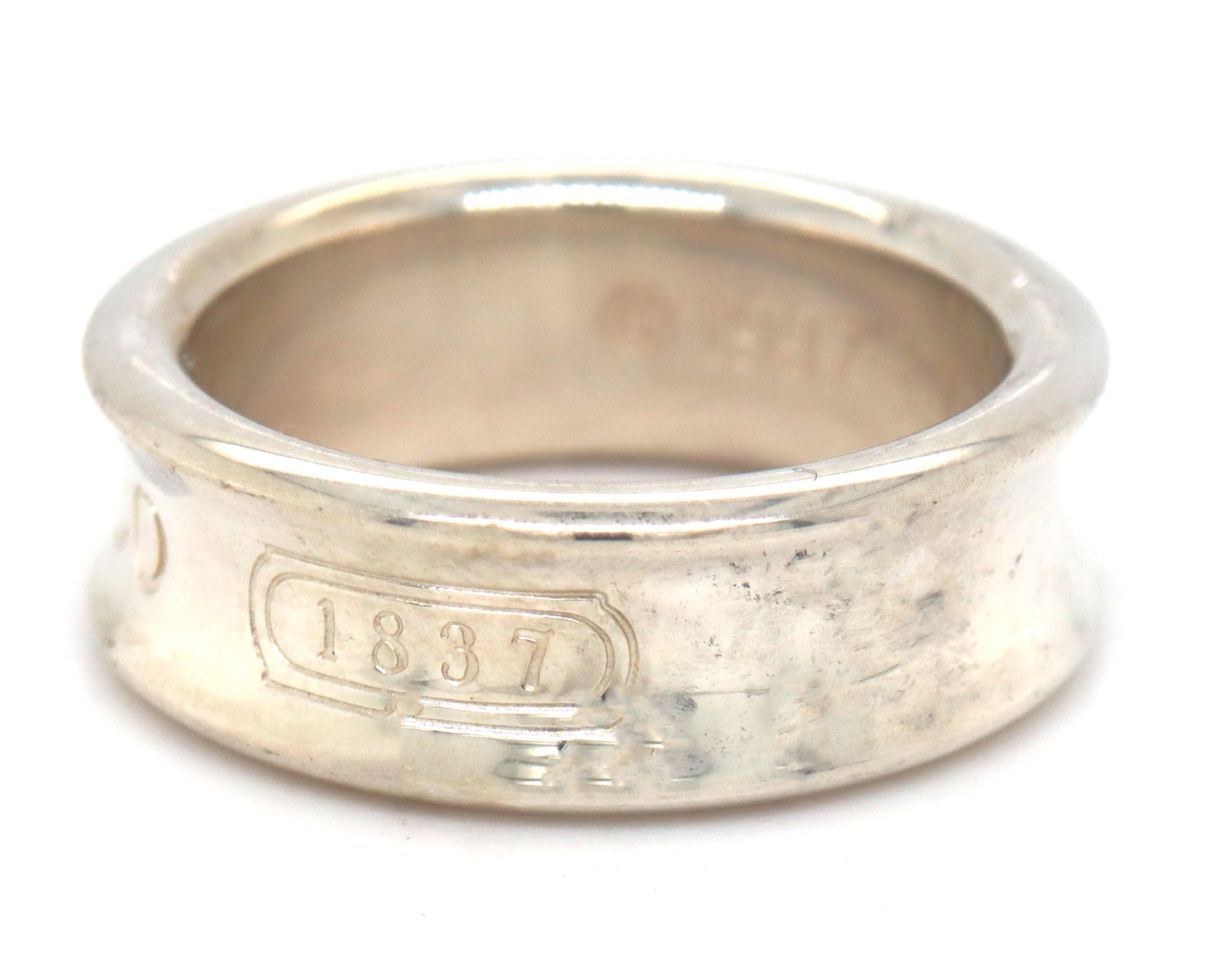 Tiffany & co 1837 band in sterling silver