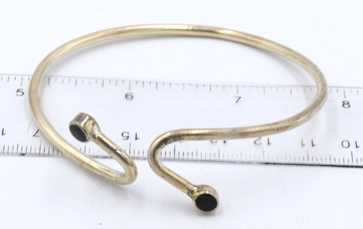 Vintage 925 sterling silver lot of 3 cuff bangles