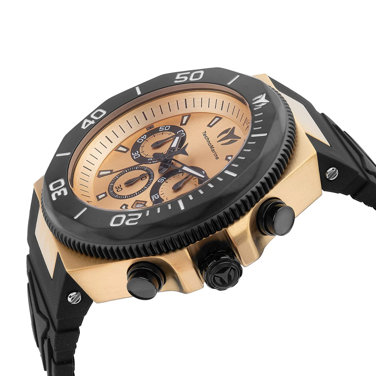 Technomarine Men's Manta Quartz Chronograph Gold, Gunmetal