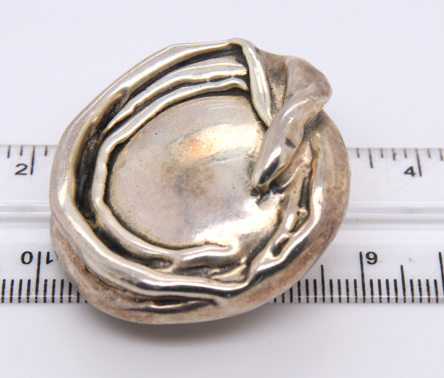 Vintage Sterling Silver Signed Clip on Earrings