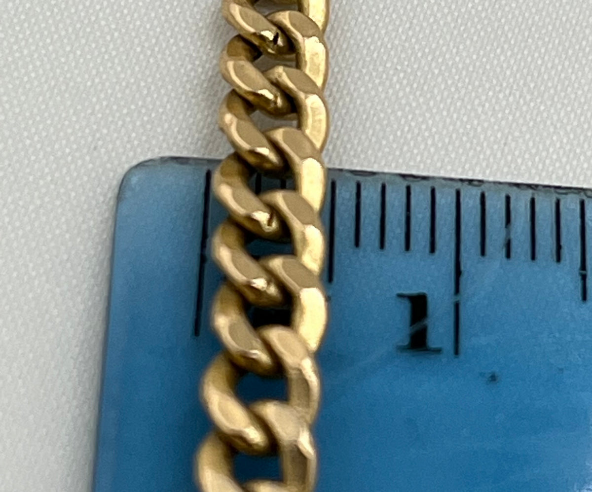 Italian 14KT Yellow Gold 4MM Miami Cuban Link Chain Necklace