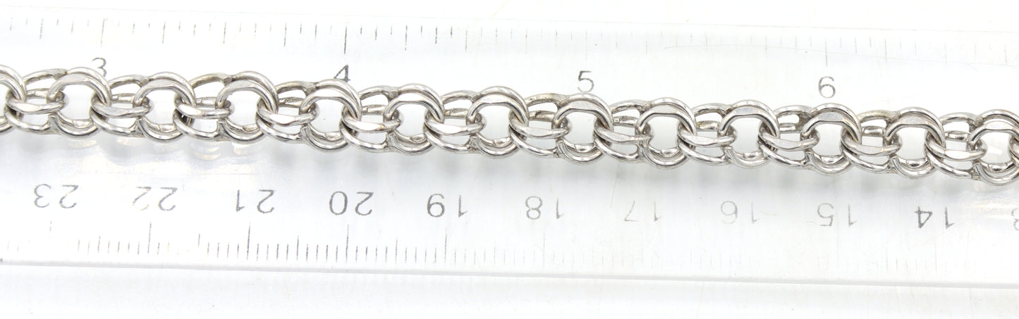 Group lot of 4 Vintage 925 sterling silver bracelets
