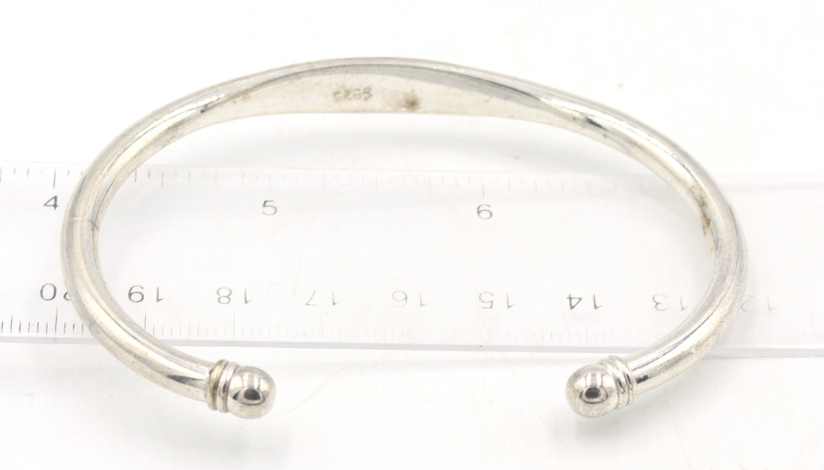 Group lot of 3 Vintage 925 sterling silver bangles