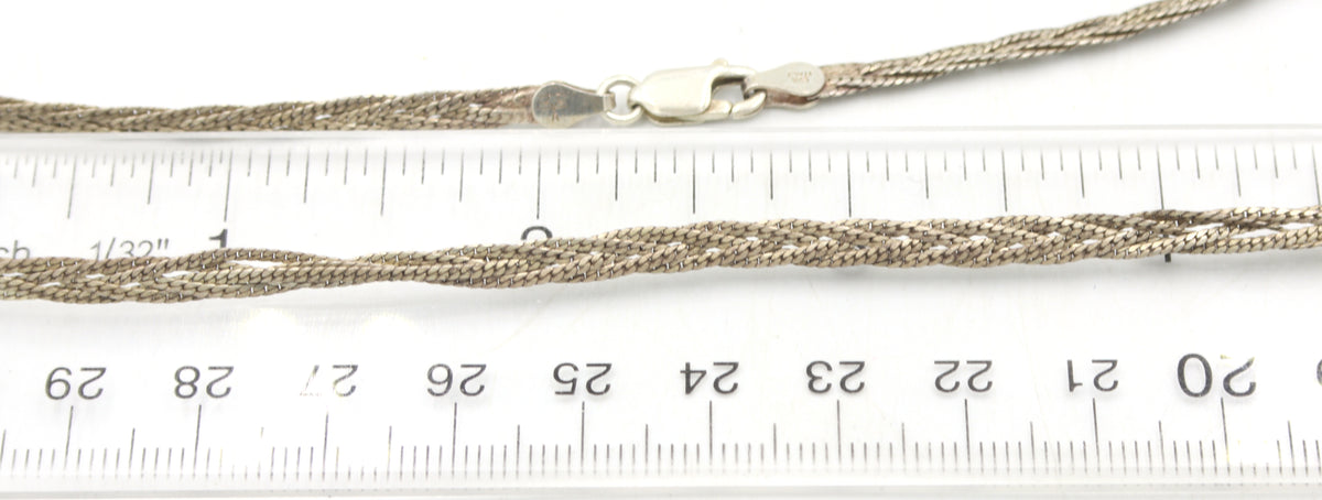 Group lot of 4 Vintage 925 sterling silver necklaces
