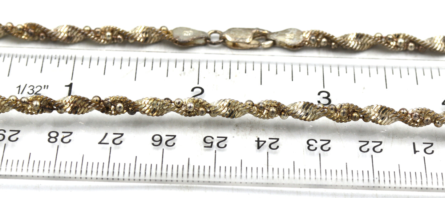 Group lot of 3 Vintage 925 sterling silver necklaces