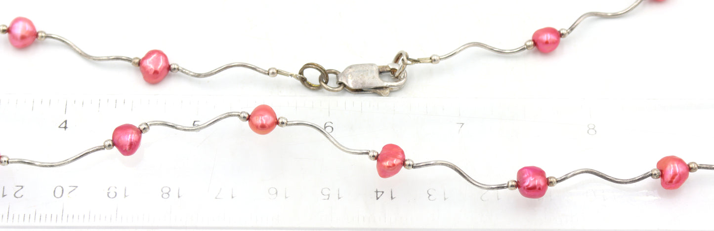 Group lot of 5 Vintage 925 sterling silver necklaces