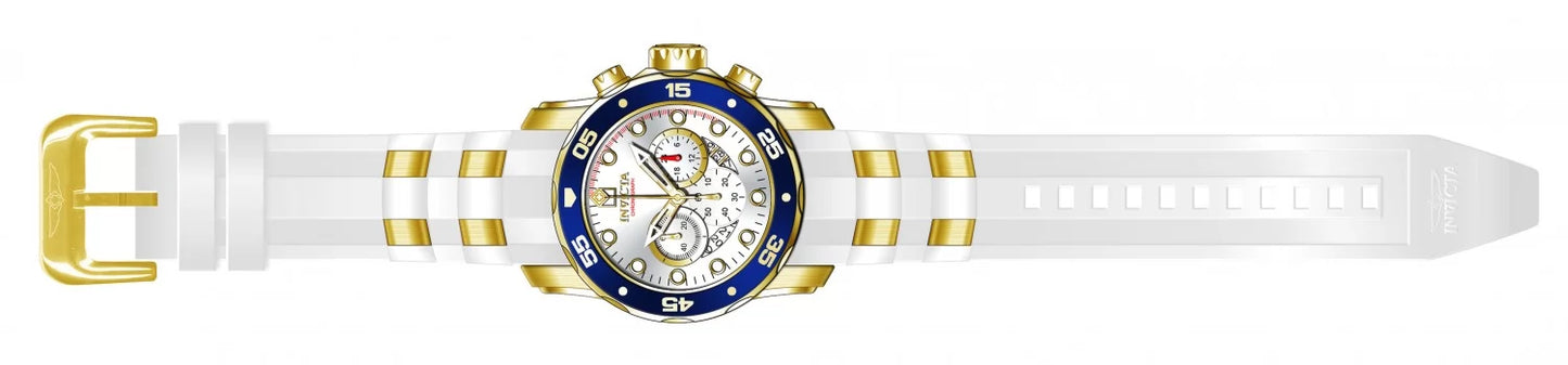 Invicta Men's Pro Diver Quartz Chronograph Silver Dial Watch