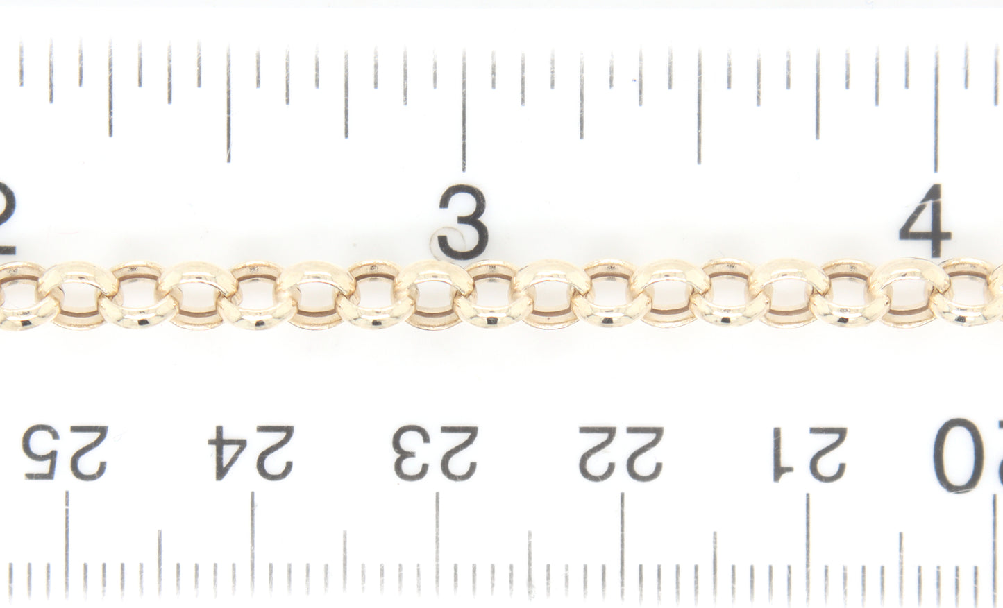 14kt Yellow gold Rolo link bracelet