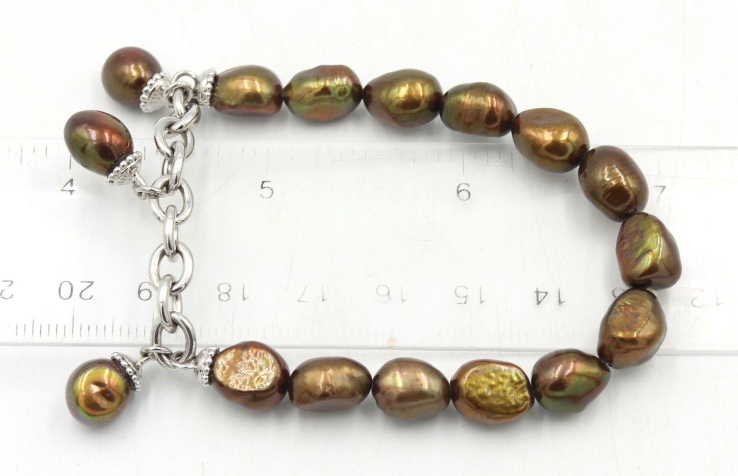 Honora cultured pearl scrunchie bracelet