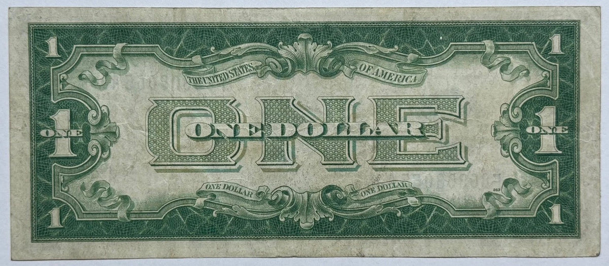 1928 $1 Silver Certificate (Funny Back) Fr. 1601 Blue Seal Circulated Example