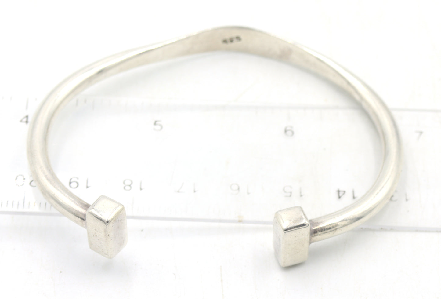 Vintage 925 sterling silver group lot of 3 cuff bangles