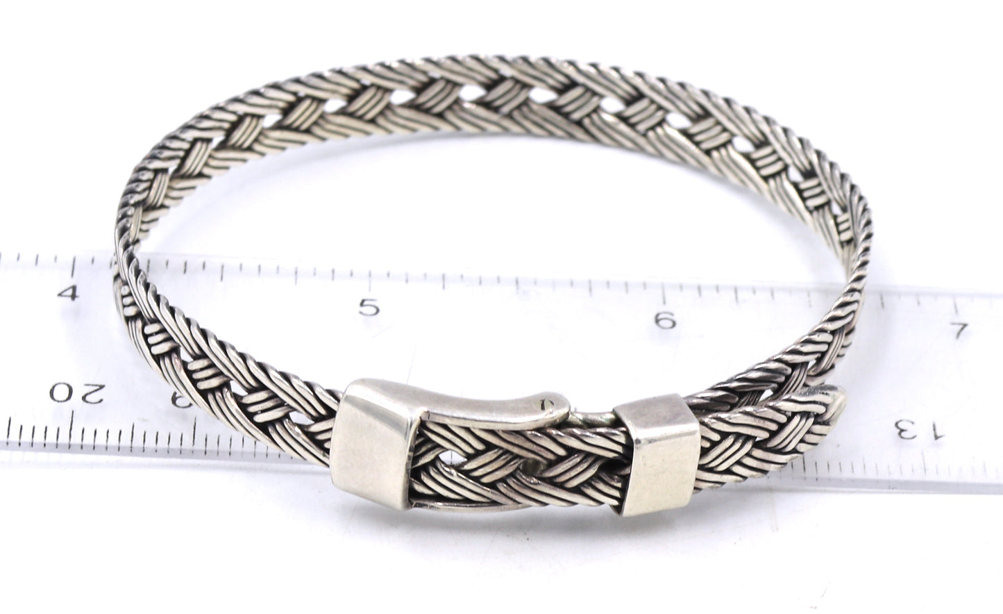 Group lot of Vintage 925 sterling silver Bangles