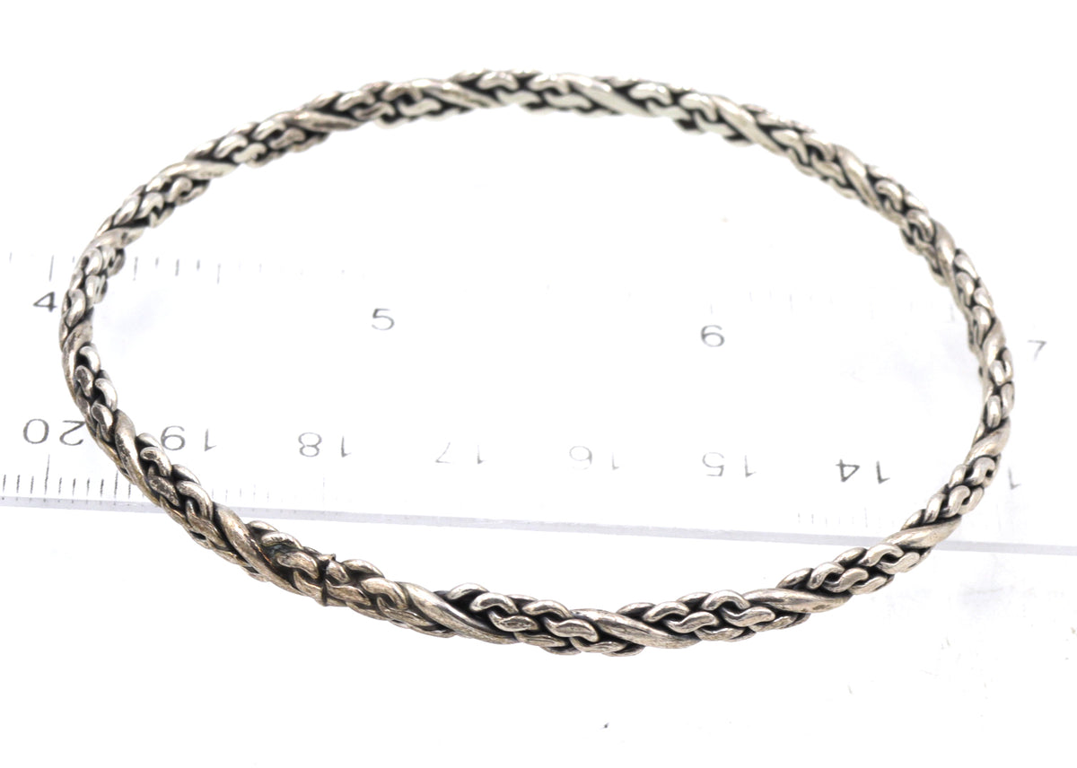 Group lot of Vintage 925 sterling silver bangles