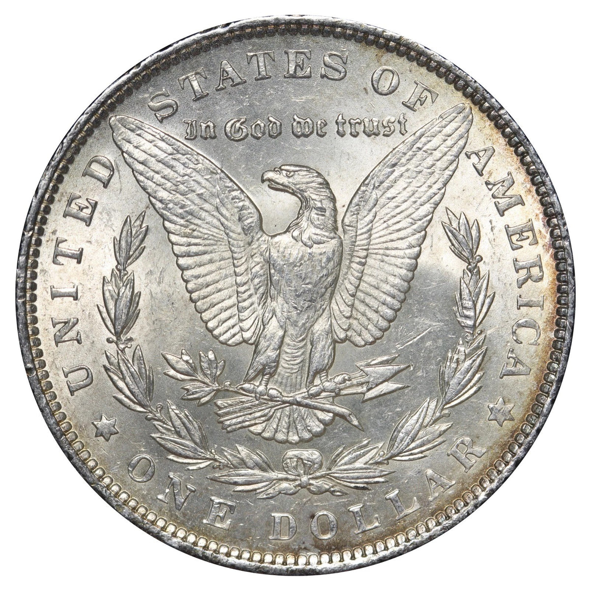 1890 Morgan Silver Dollar $1 Brilliant Uncirculated Appearance Strong Luster 90% Silver U.S. Coin