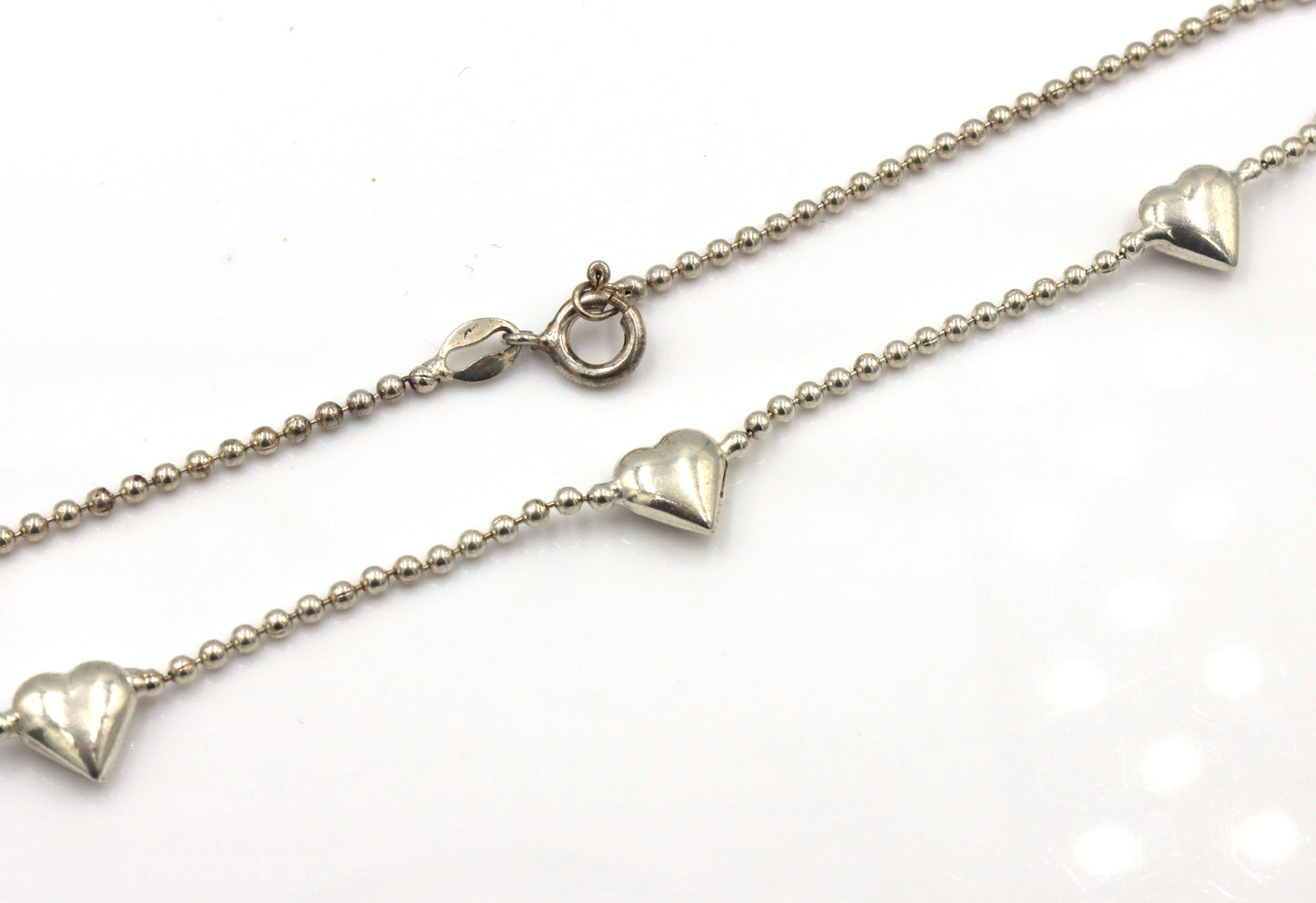 Group lot of 3 vintage 925 sterling silver necklaces