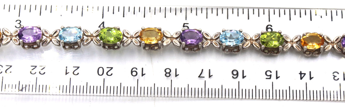 Group lot of 4 vintage 925 sterling silver bracelets