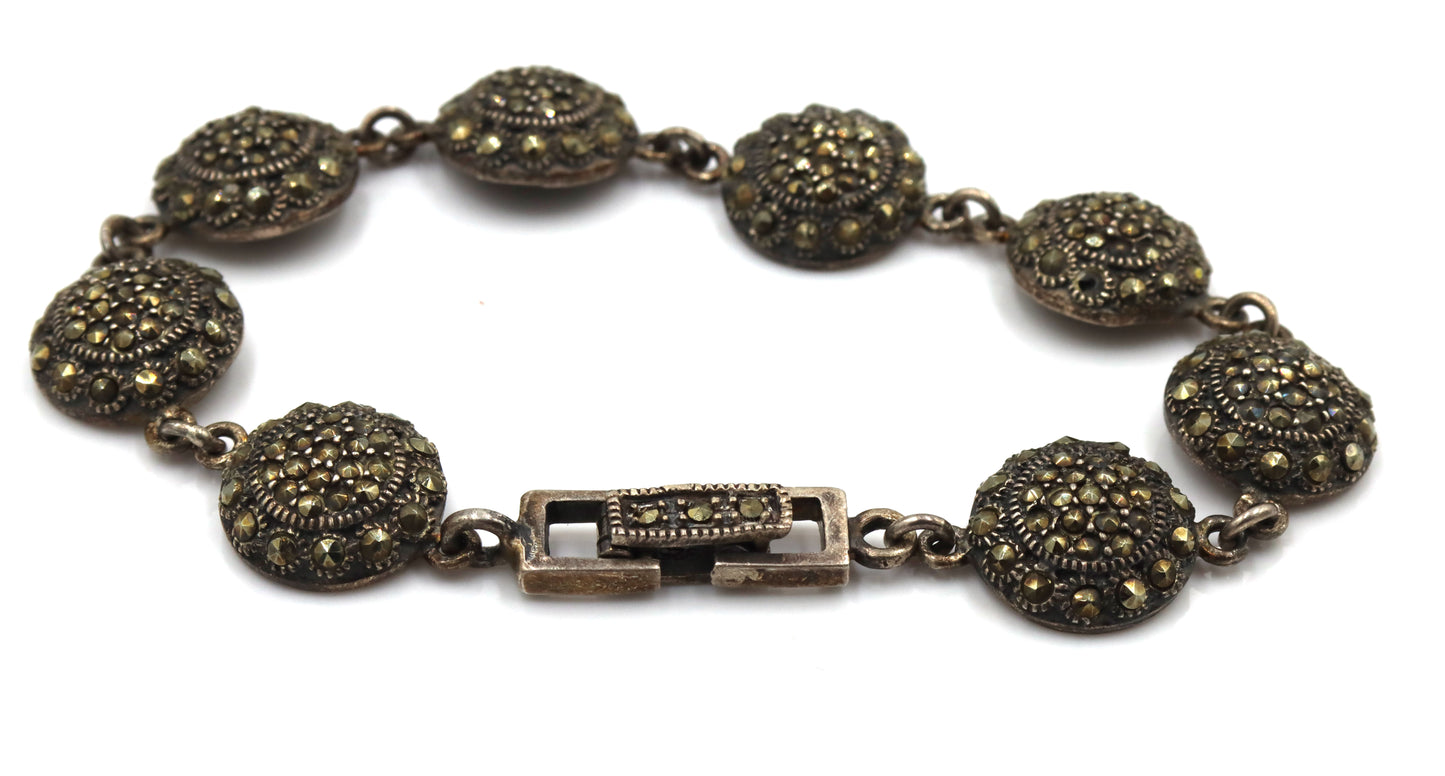 Group lot of 3 Vintage 925 sterling silver bracelets