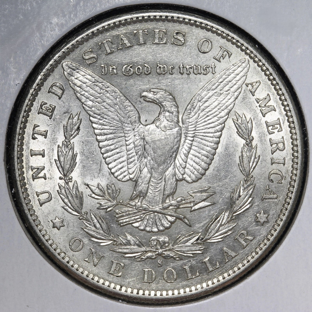 1897-S Morgan Silver Dollar San Francisco Mint Better Date About Uncirculated (AU) Details