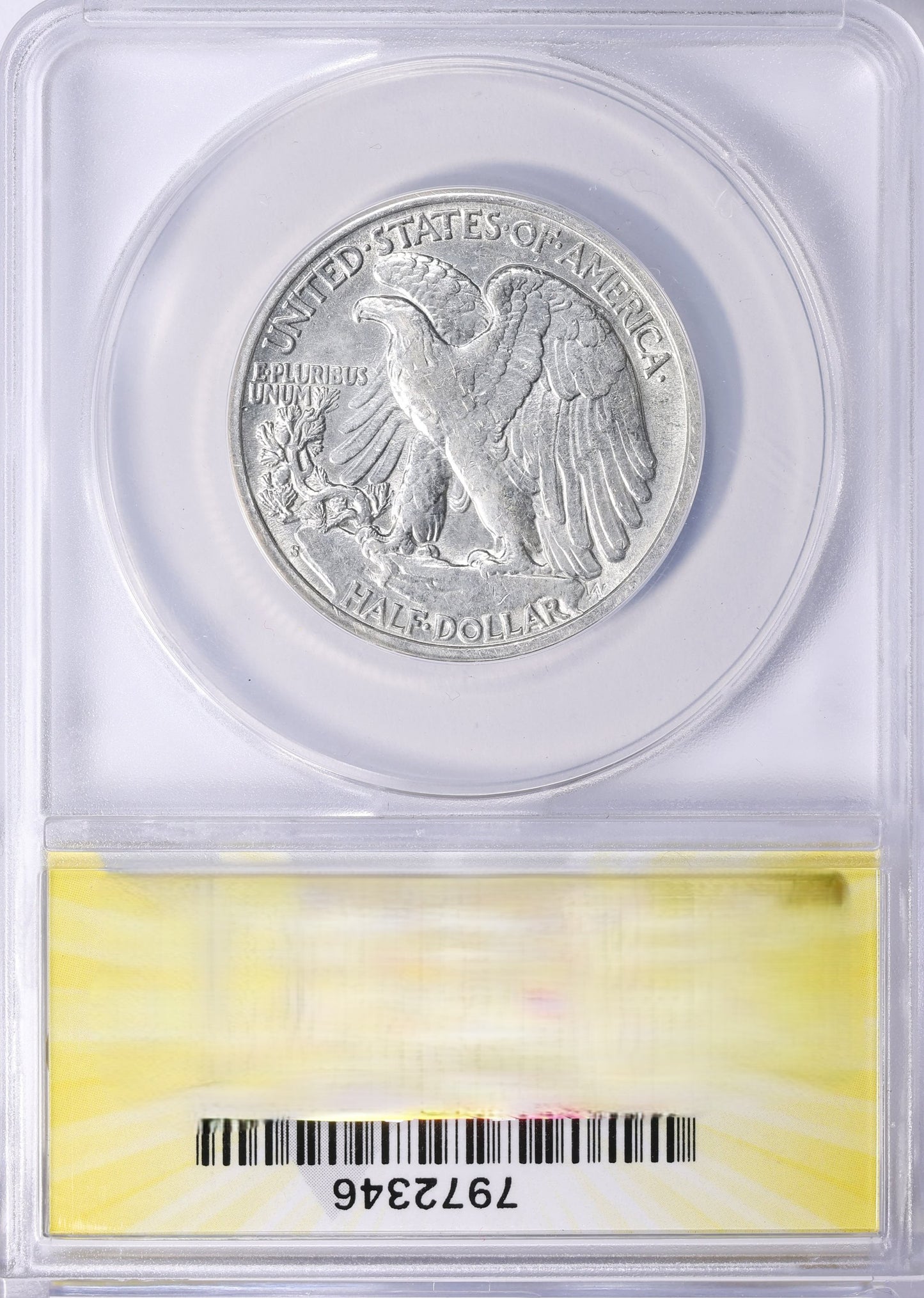 1944-S Walking Liberty Half Dollar 50C ANACS AU50 Certified Silver Half Dollar
