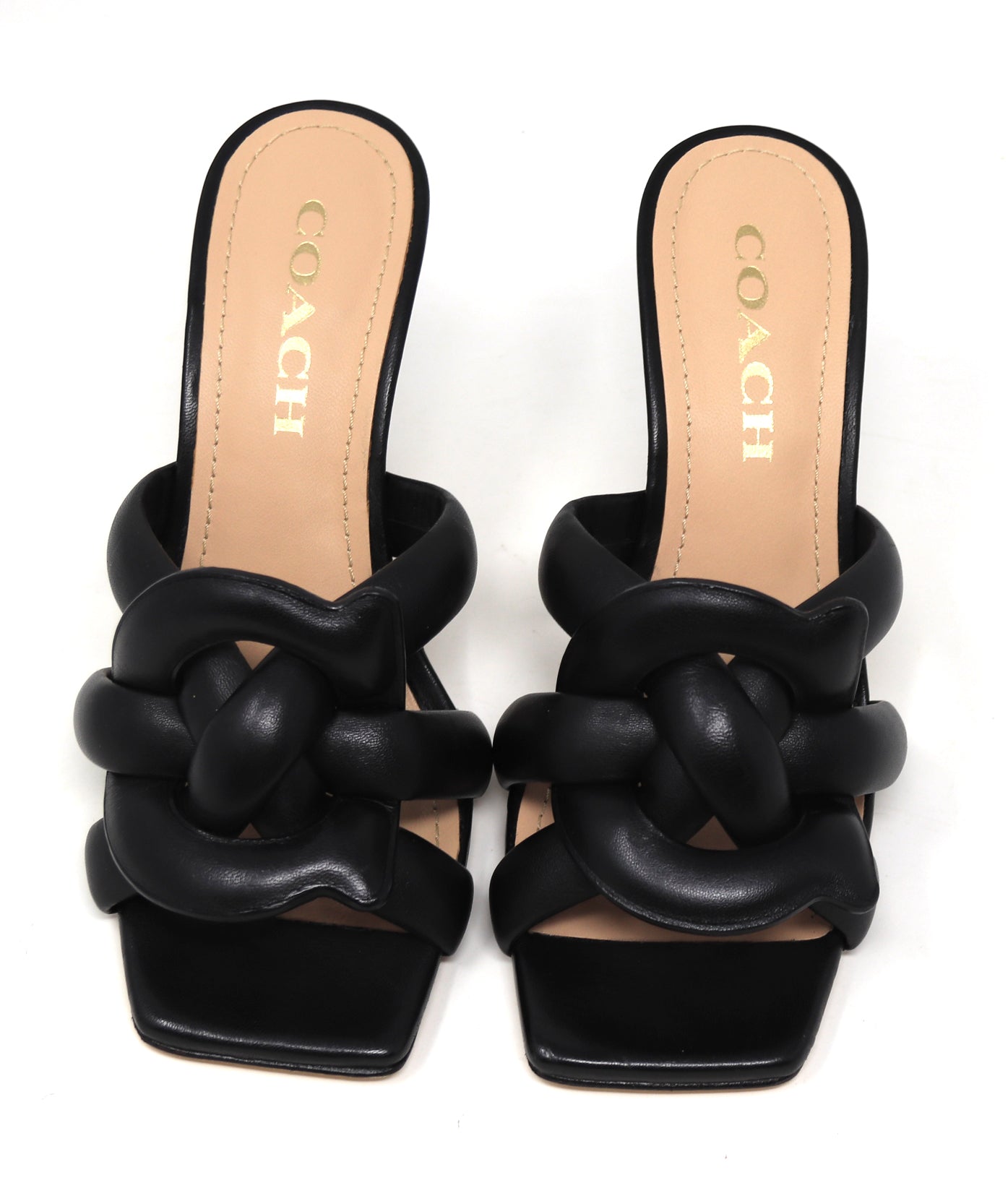 Coach Kellie leather sandal