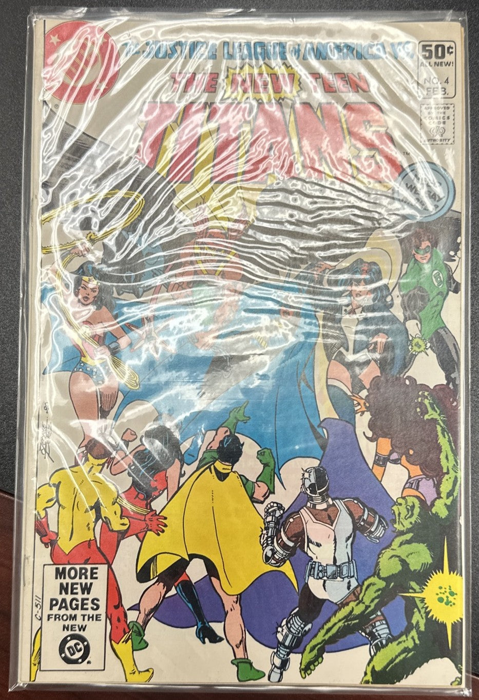 Vintage Bronze Age Comic Book Lot of 4 Marvel & DC Comics X-Men #140 New Teen Titans #4