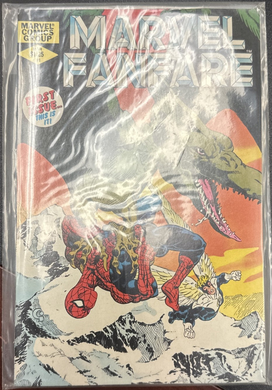 Vintage Marvel Comic Book Lot of 4 X-Men #41, Daredevil #20, Hulk #116, Marvel Fanfare #1