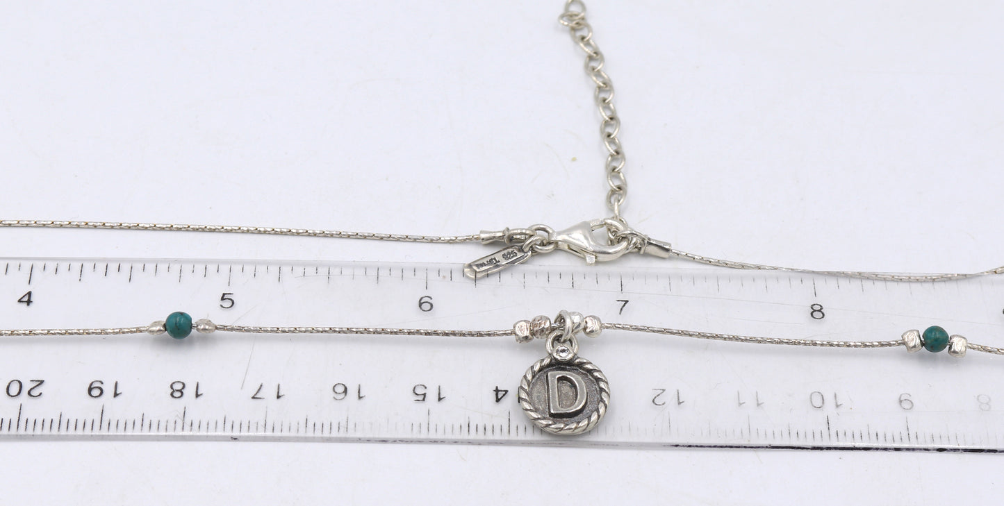 Group lot of vintage 925 sterling silver necklaces