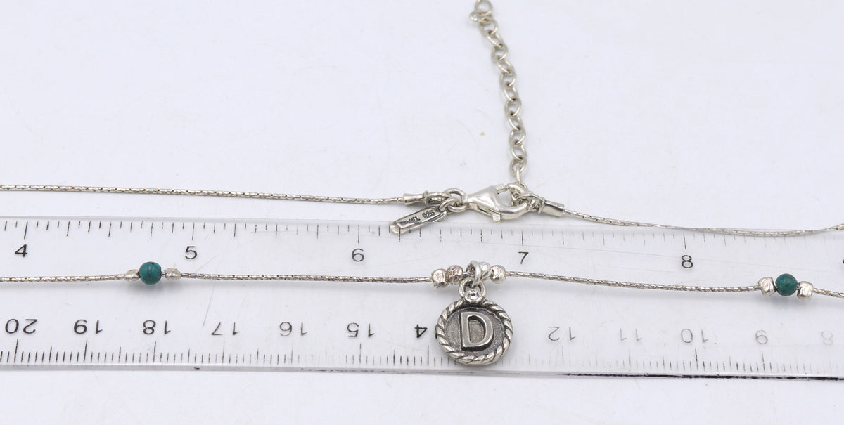 Group lot of vintage 925 sterling silver necklaces