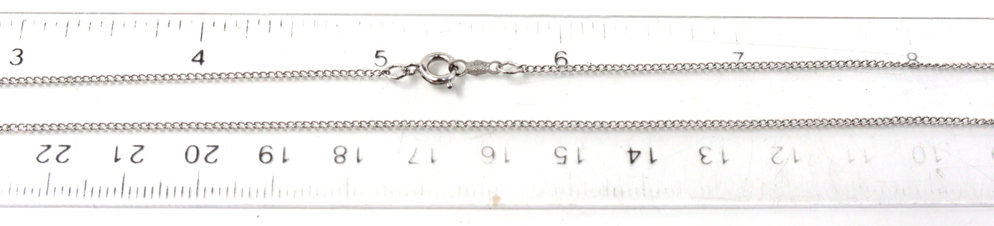 Group lot of Vintage 925 sterling silver 4 chains and bracelet