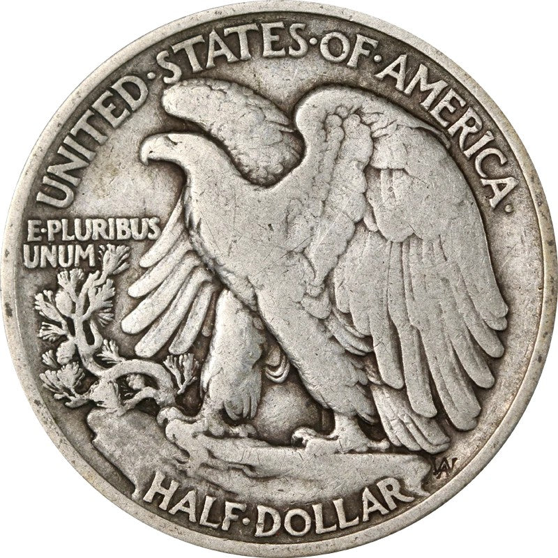 1917-P Walking Liberty Half Dollar 90% Silver Philadelphia Mint Circulated