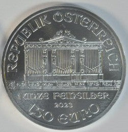 2023 Austrian Silver Philharmonic Coin 1 oz .999 Fine Silver BU