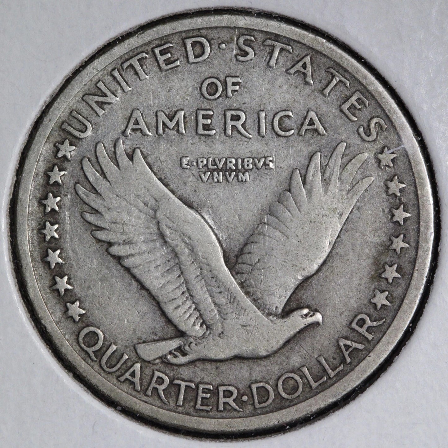 1917 Standing Liberty Quarter Type 1 Silver Quarter Better Early Issue Fine (F12) Details