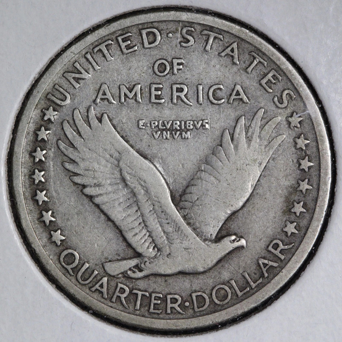 1917 Standing Liberty Quarter Type 1 Silver Quarter Better Early Issue Fine (F12) Details