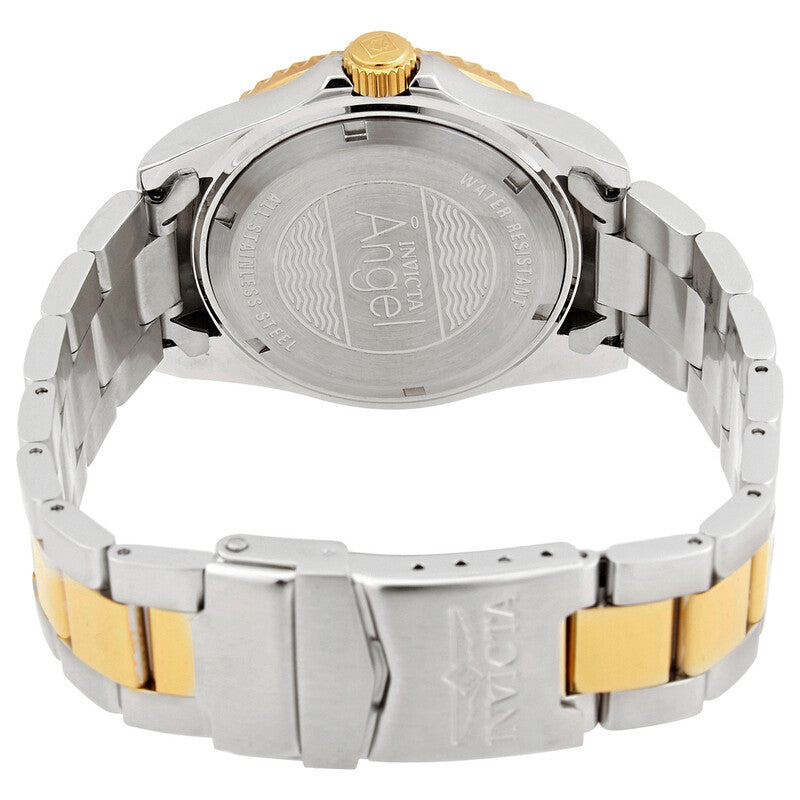Invicta Angel Two-Tone Crystal Accented Mother of Pearl Dial Women's Watch