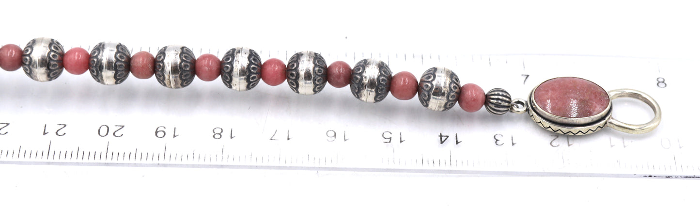Lot of 3 gemstone bracelets in 925 sterling silver