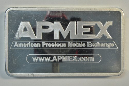 APMEX 10 oz .999 Fine Silver Bar Sealed in Plastic